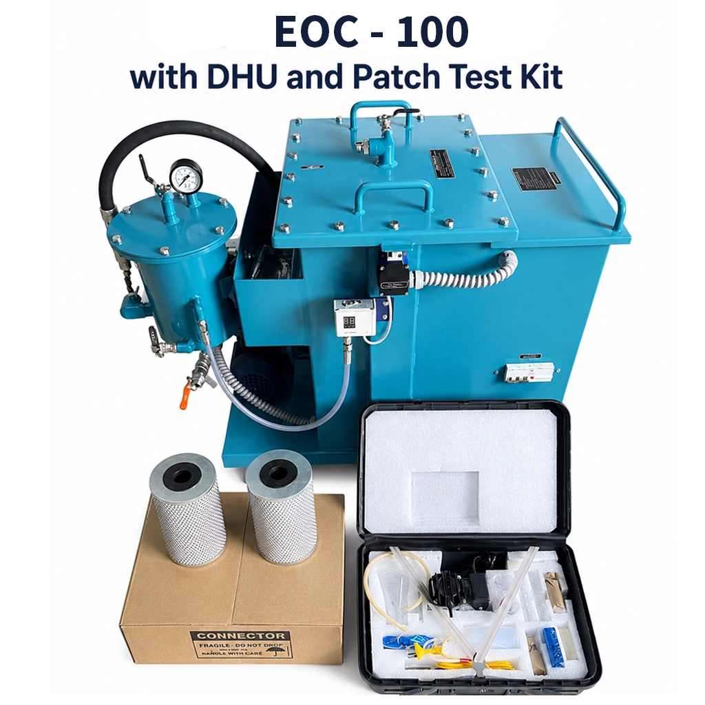 EOC-100 electrostatic oil cleaning machine