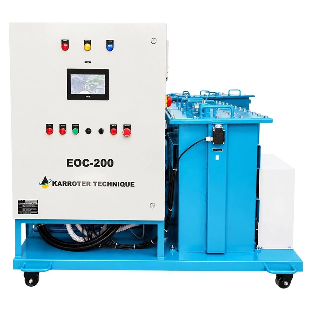 EOC-200 electrostatic oil cleaning machine