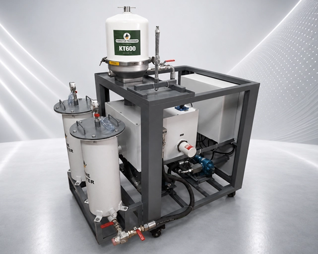 Hydraulic oil filtration system