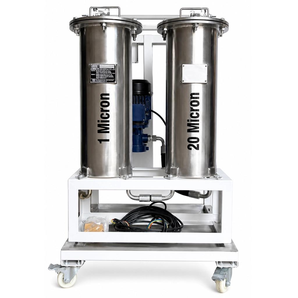 Portable mechanical filtration skid