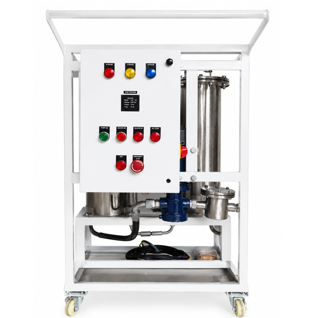 Mechanical filtration system for hydraulic oil